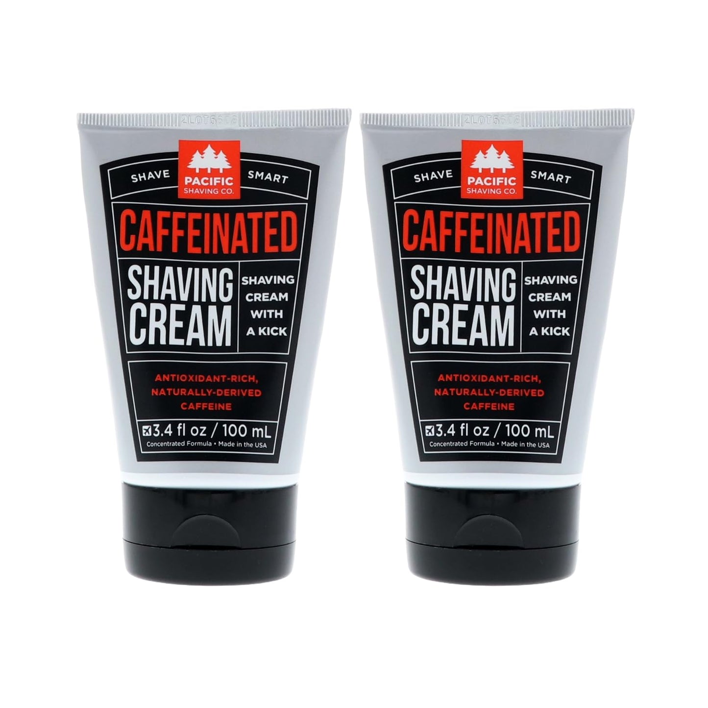 Pacific Shaving Company Natural Shaving Cream - Shea Butter + Vitamin E Shave Cream for Hydrated Sensitive Skin - Clean Formula for a Smooth, Anti-Redness + Irritation-Free Shave Cream (3.4 Oz)