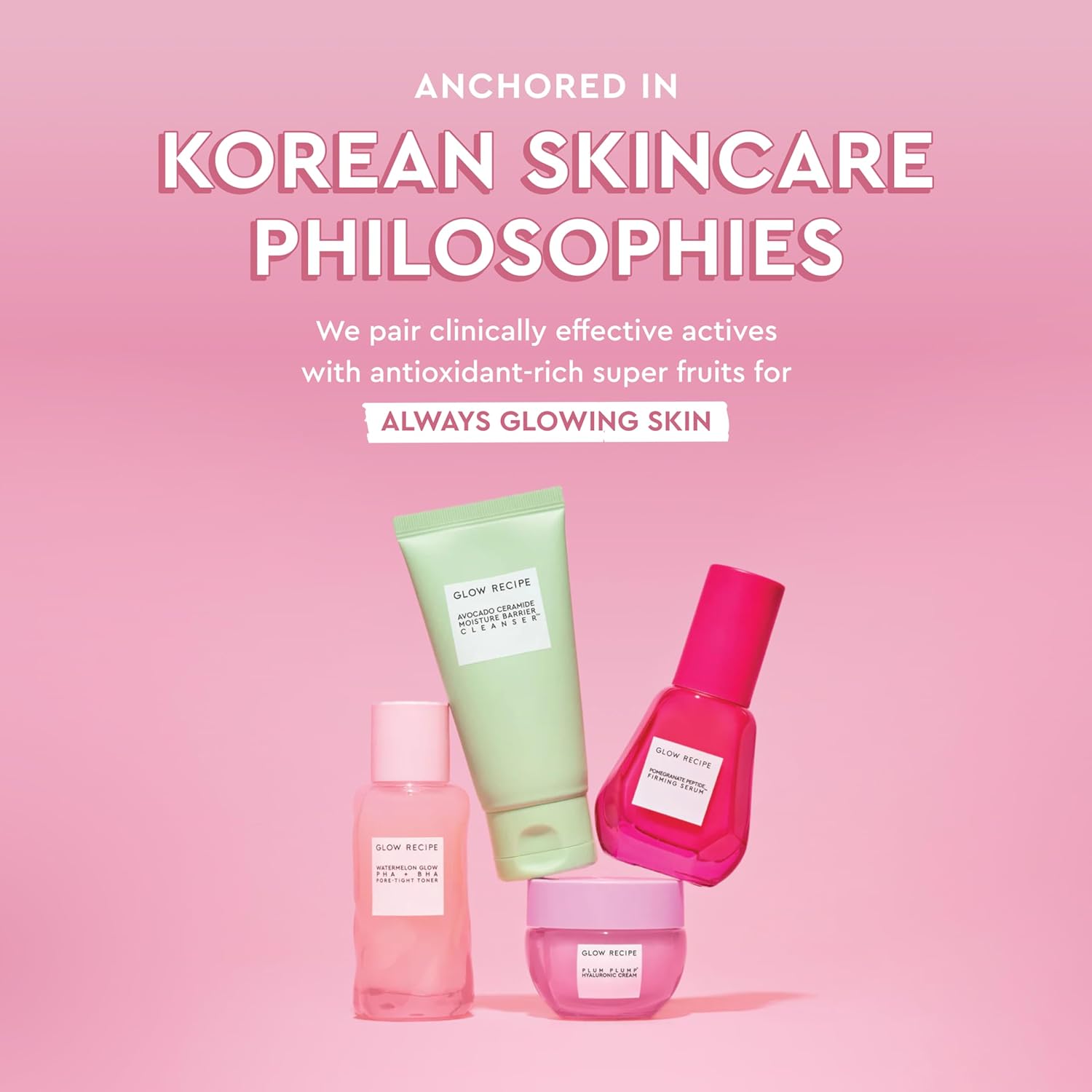 Glow Recipe Face Sunscreen Stick SPF 45 - Travel Size Roll On Korean Sunscreen with Hydrating Hyaluronic Acid & Niacinamide for a Dewy Glow - No White Cast (.58oz)